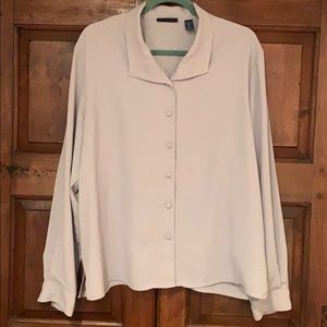 Gray Karen Scott blouse